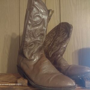 Dan Post Tan Western Boots